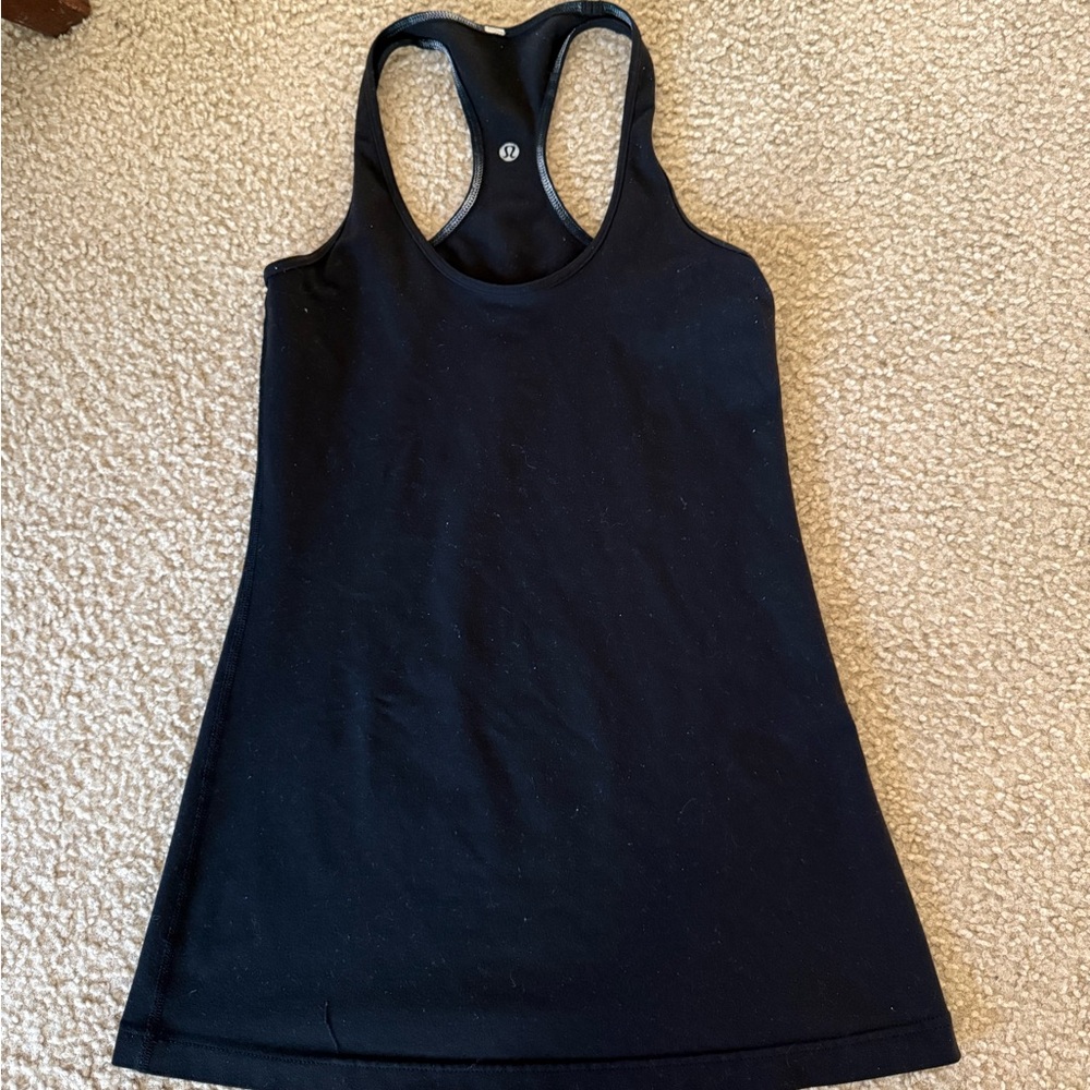 lululemon athletica Black Racerback Tank